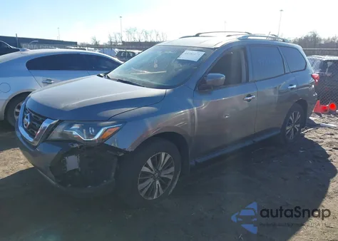 2017 Nissan Pathfinder S из США, поврежденный, VIN 5N1DR2MM5HC906974